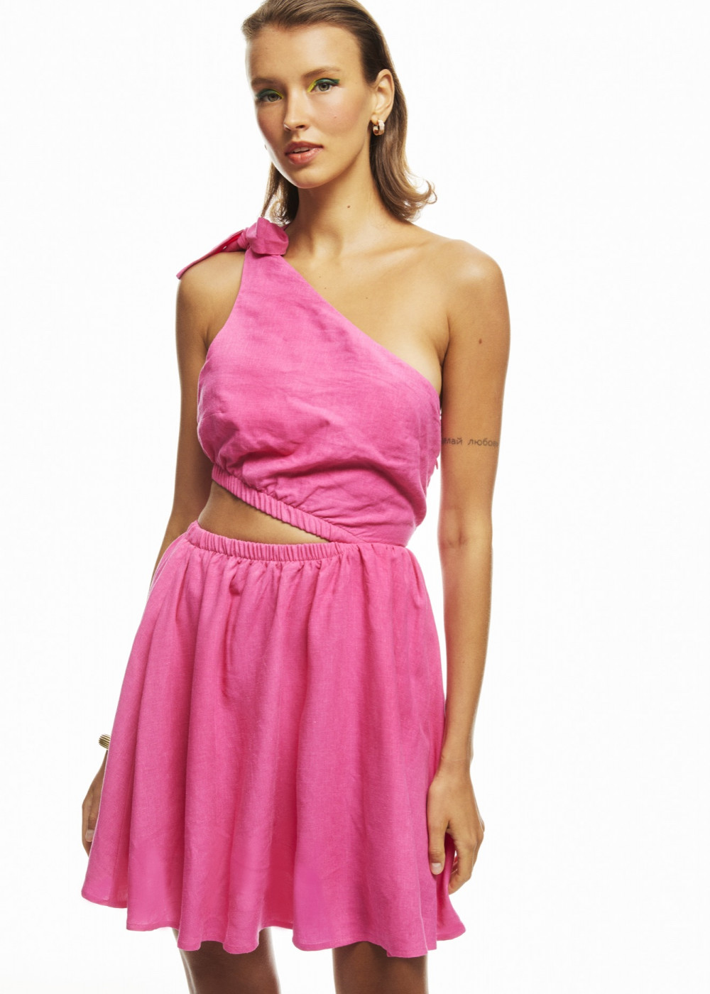 One Shoulder Mini Dress One Shoulder Mini Dress