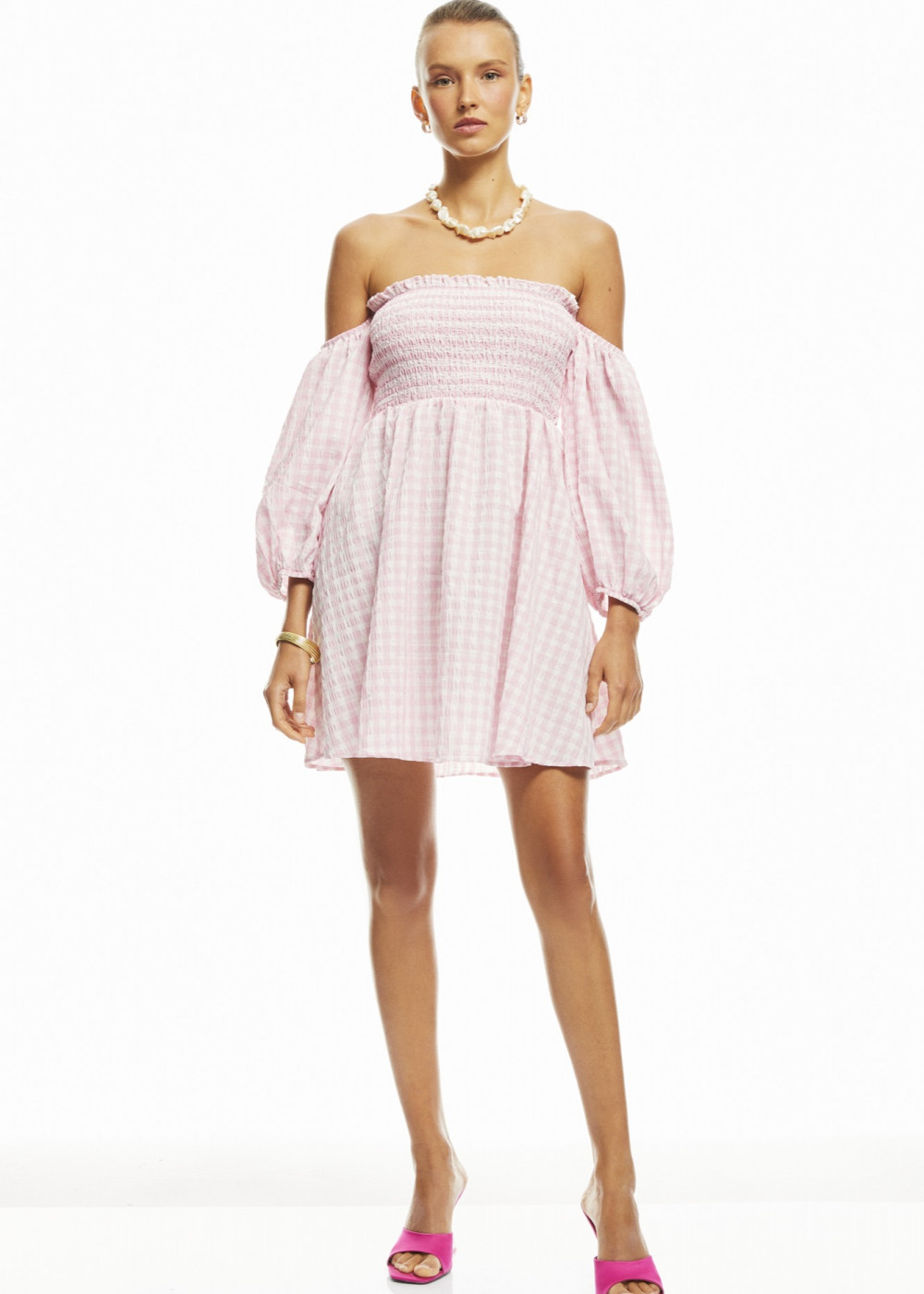 Gipe Detailed Mini Dress Gipe Detailed Mini Dress