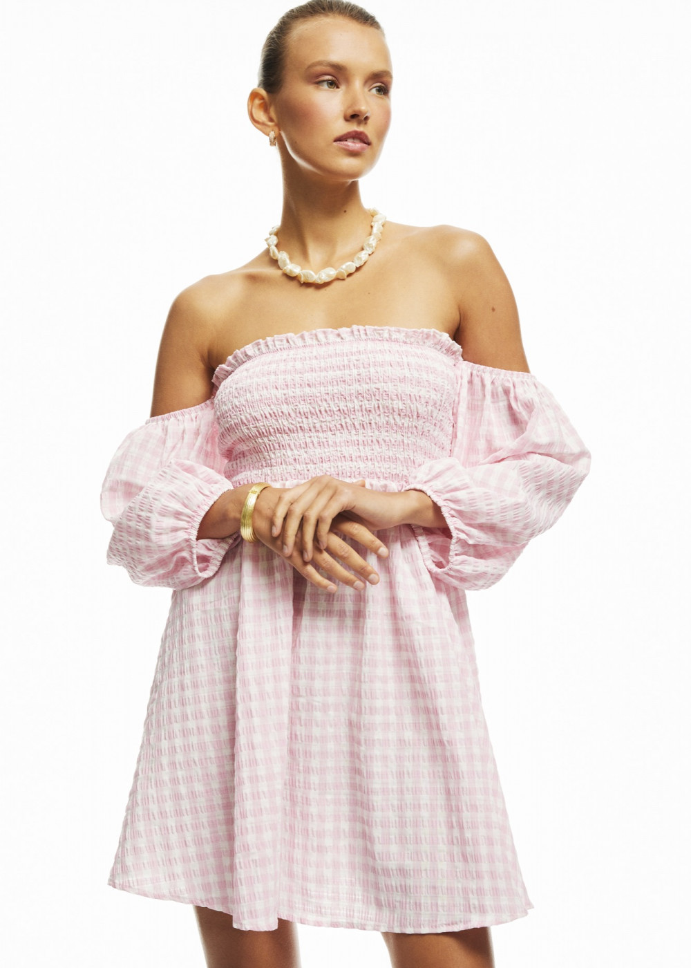 Gipe Detailed Mini Dress Gipe Detailed Mini Dress