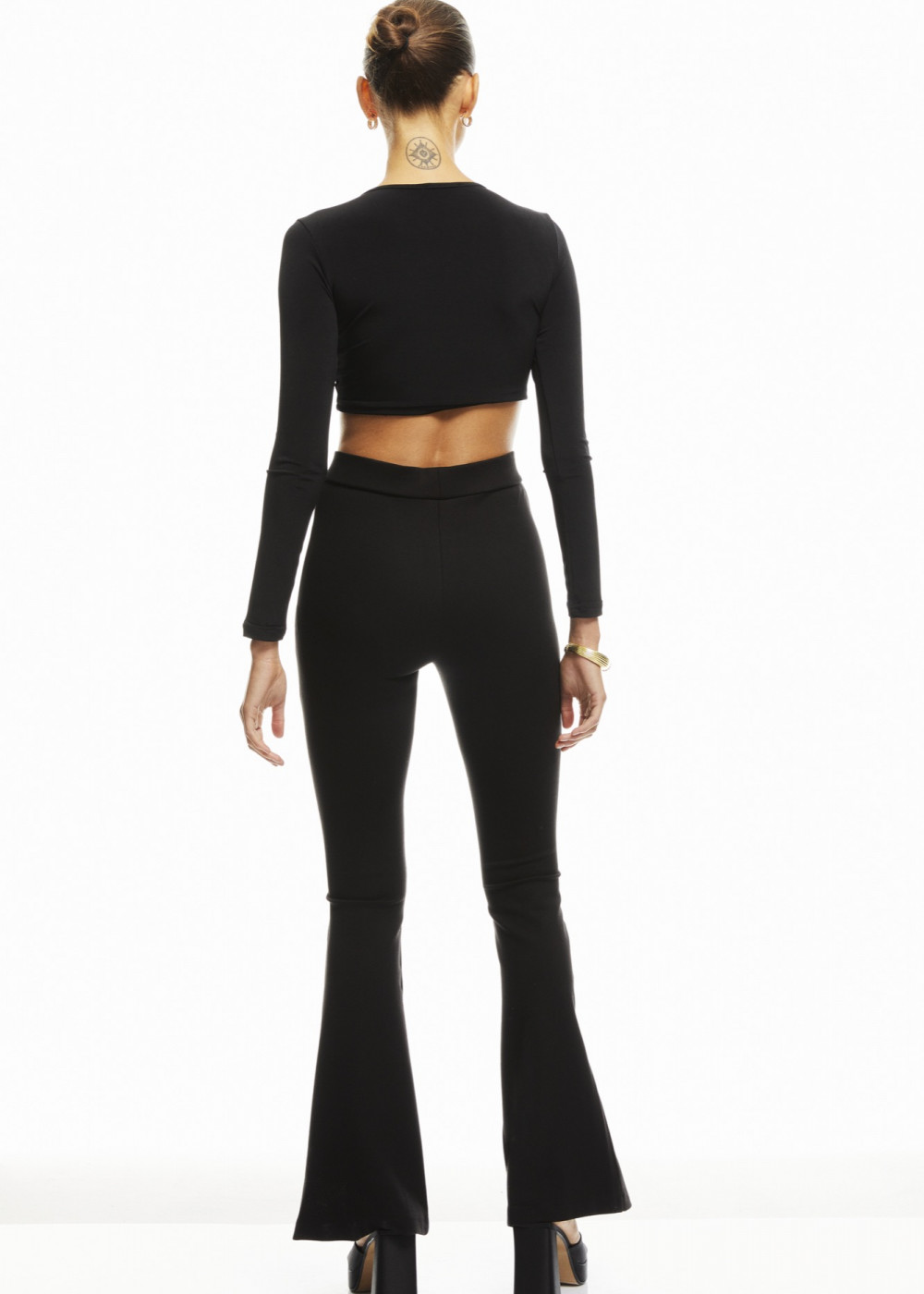 Tie Detailed Crop Top Tie Detailed Crop Top