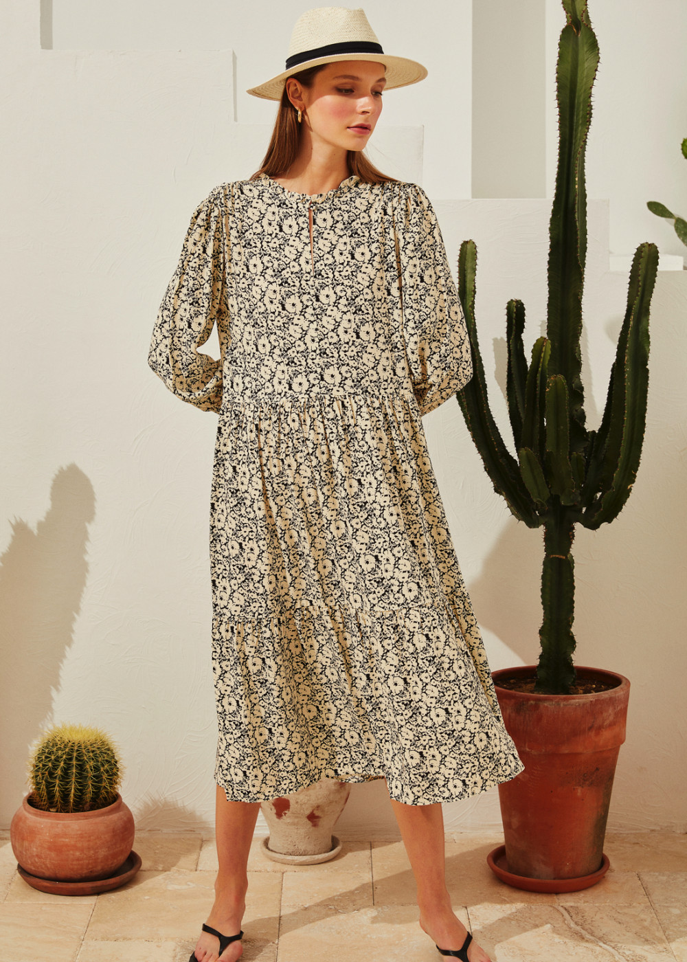 Patterned Oversize Dress Patterned Oversize Dress