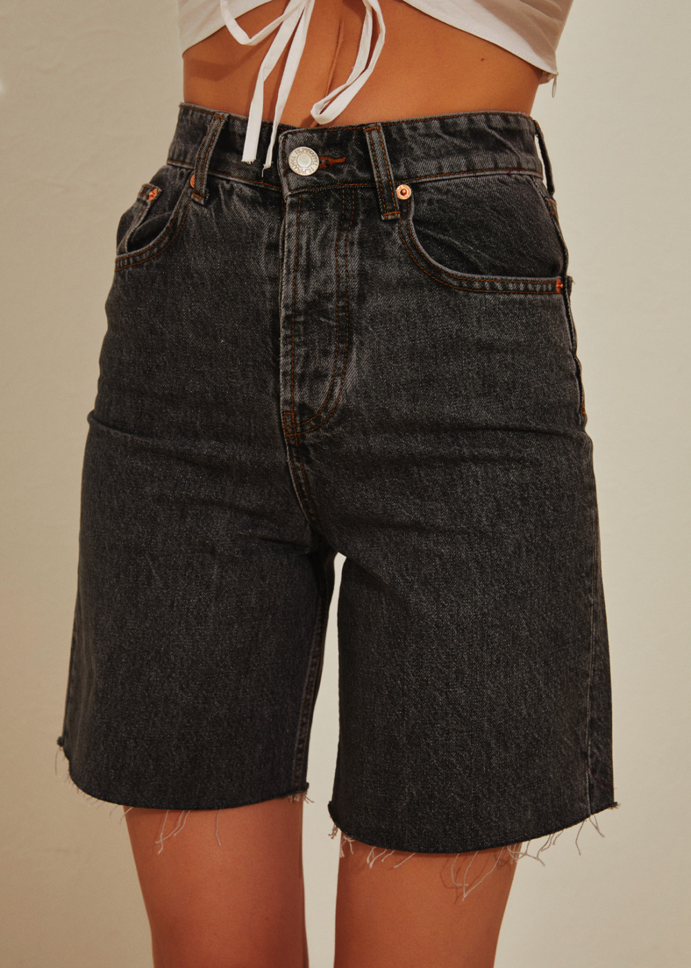 Denim Bermuda Shorts Denim Bermuda Shorts