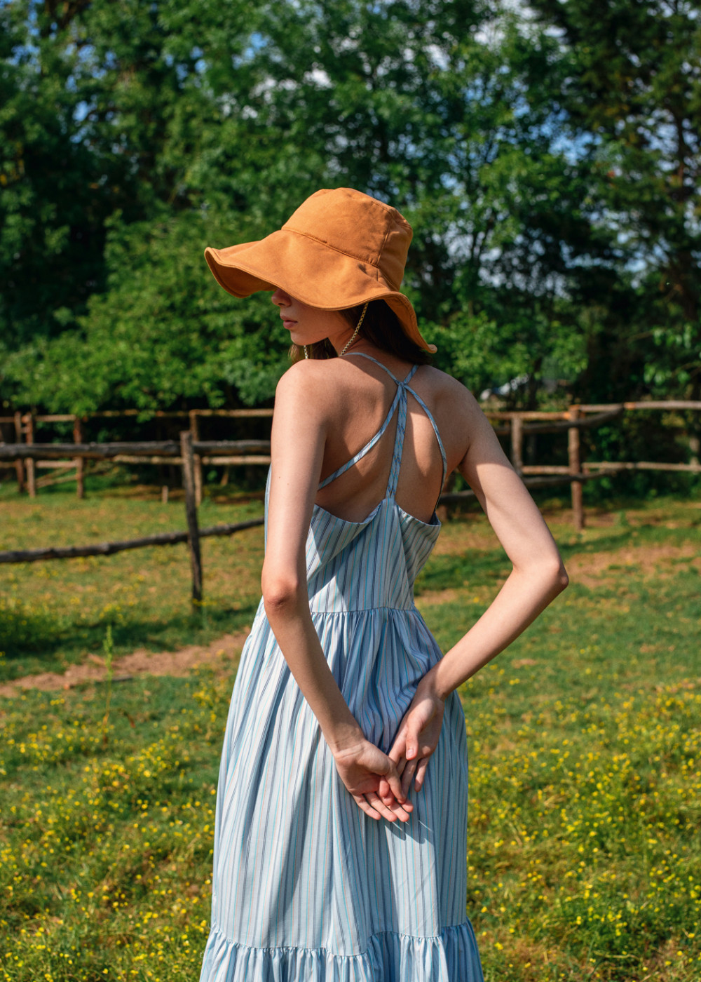 Striped Midi Dress Striped Midi Dress