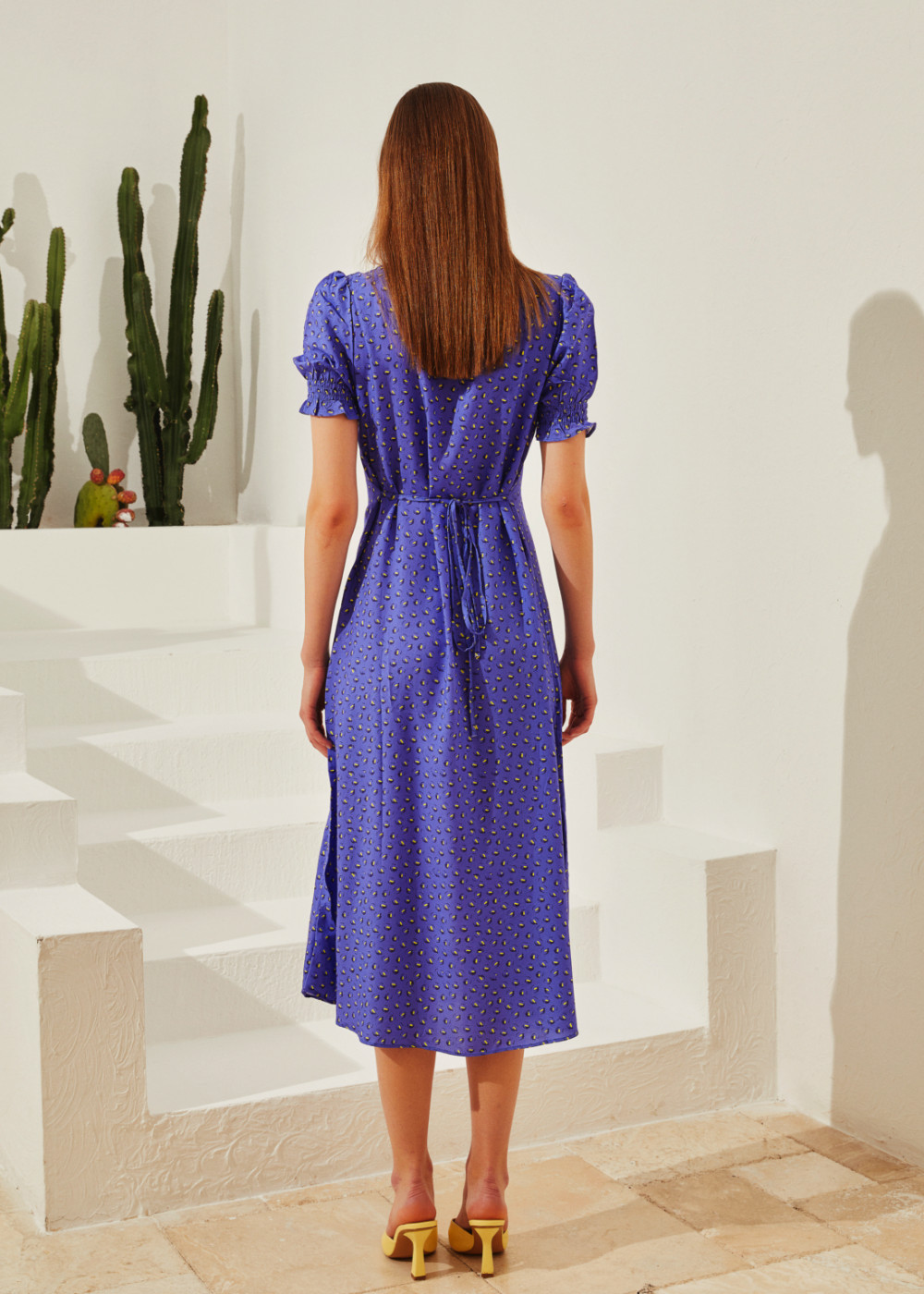 Patterned Midi Dress Patterned Midi Dress