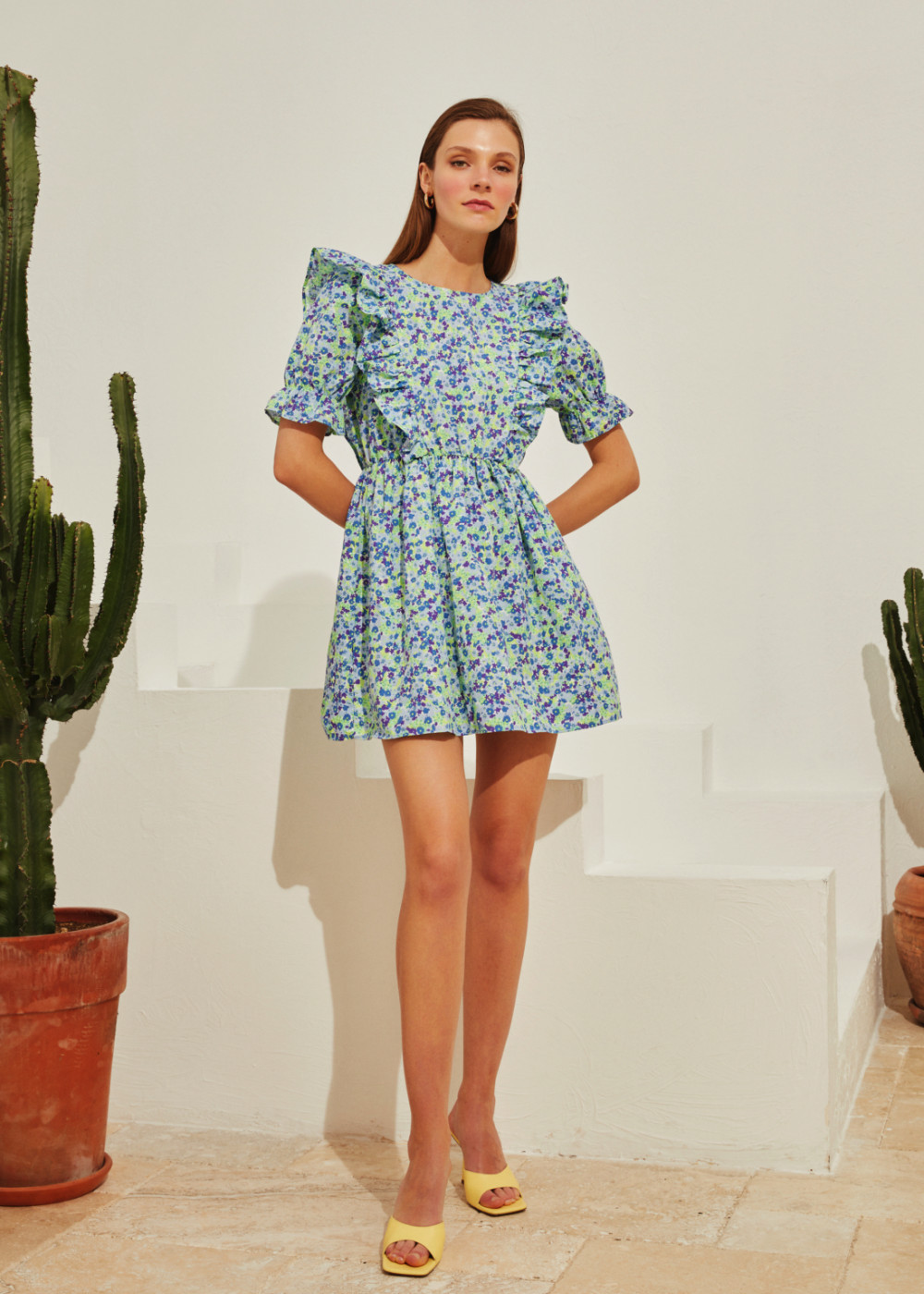 Flower Patterned Dress Flower Patterned Dress