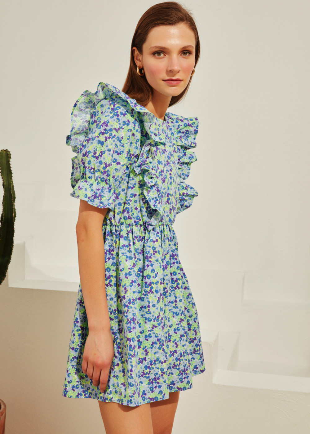 Flower Patterned Dress Flower Patterned Dress