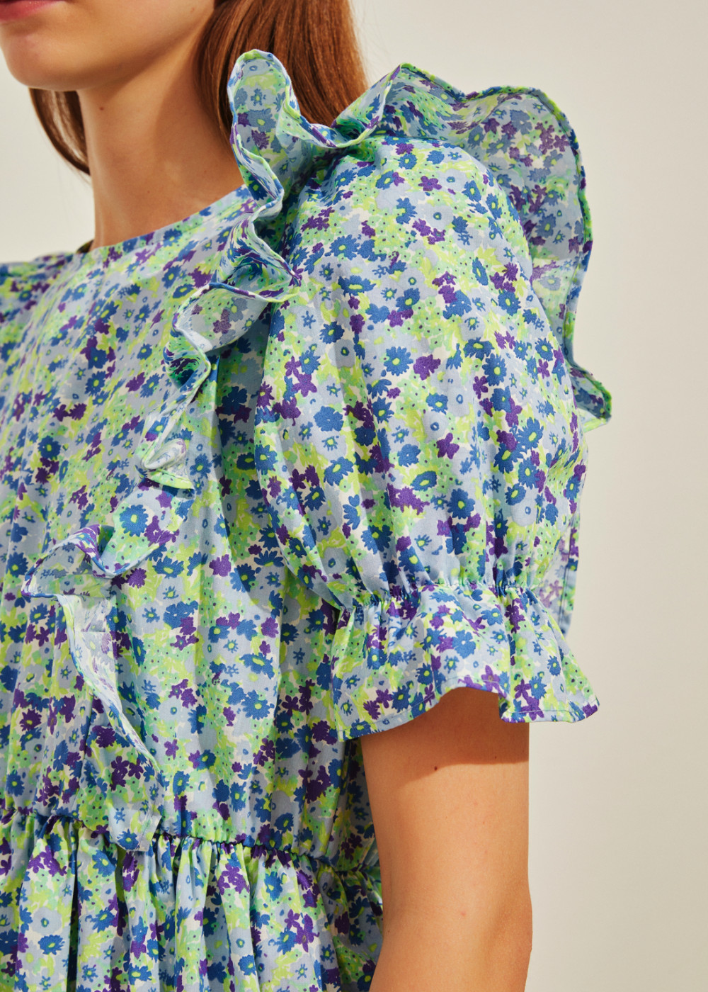Flower Patterned Dress Flower Patterned Dress