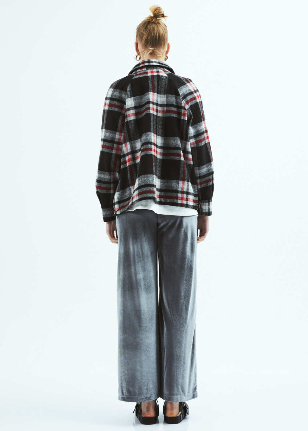 Plaid Bomber Jacket Plaid Bomber Jacket