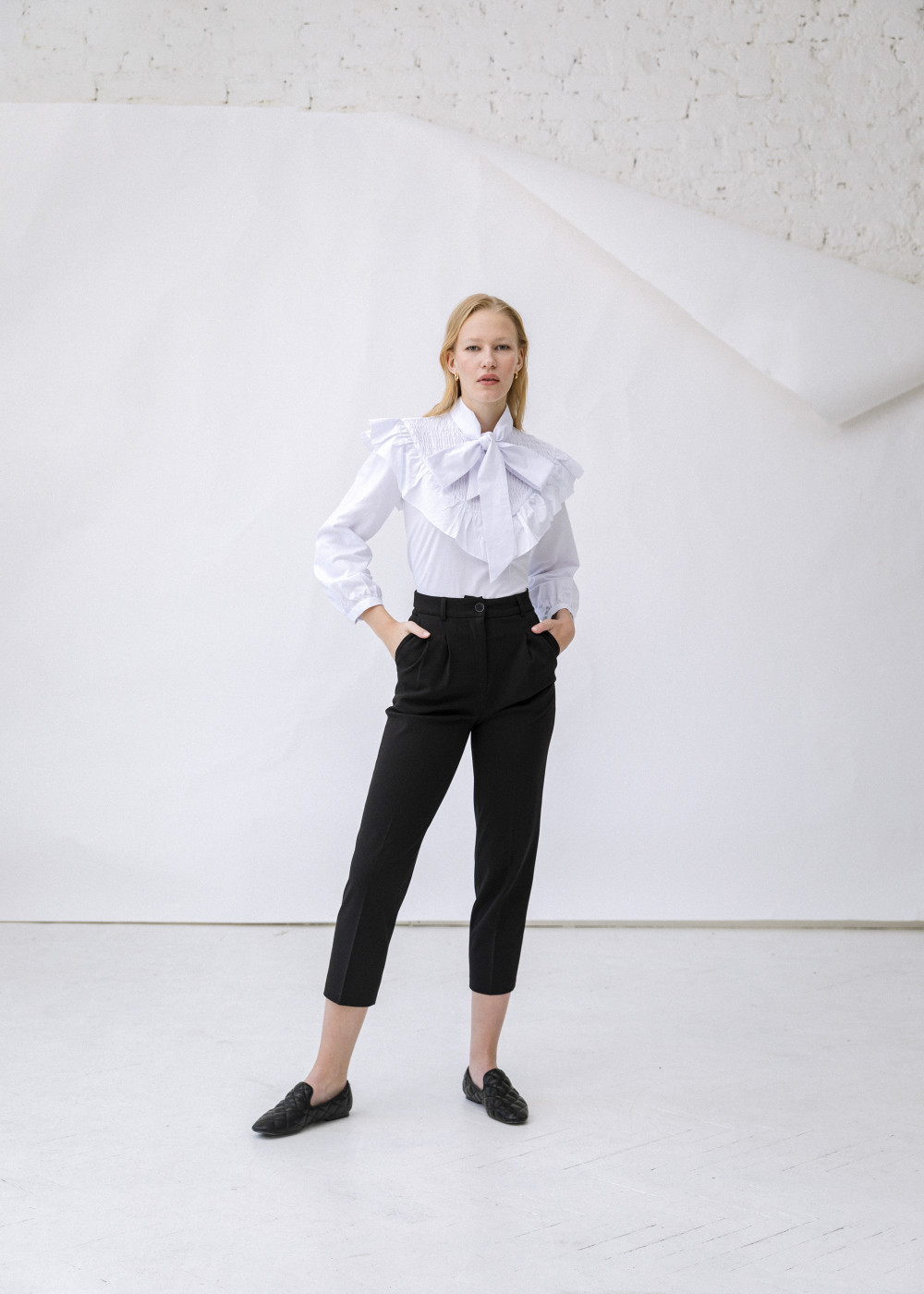 Poplin Blouse With Bow Poplin Blouse With Bow