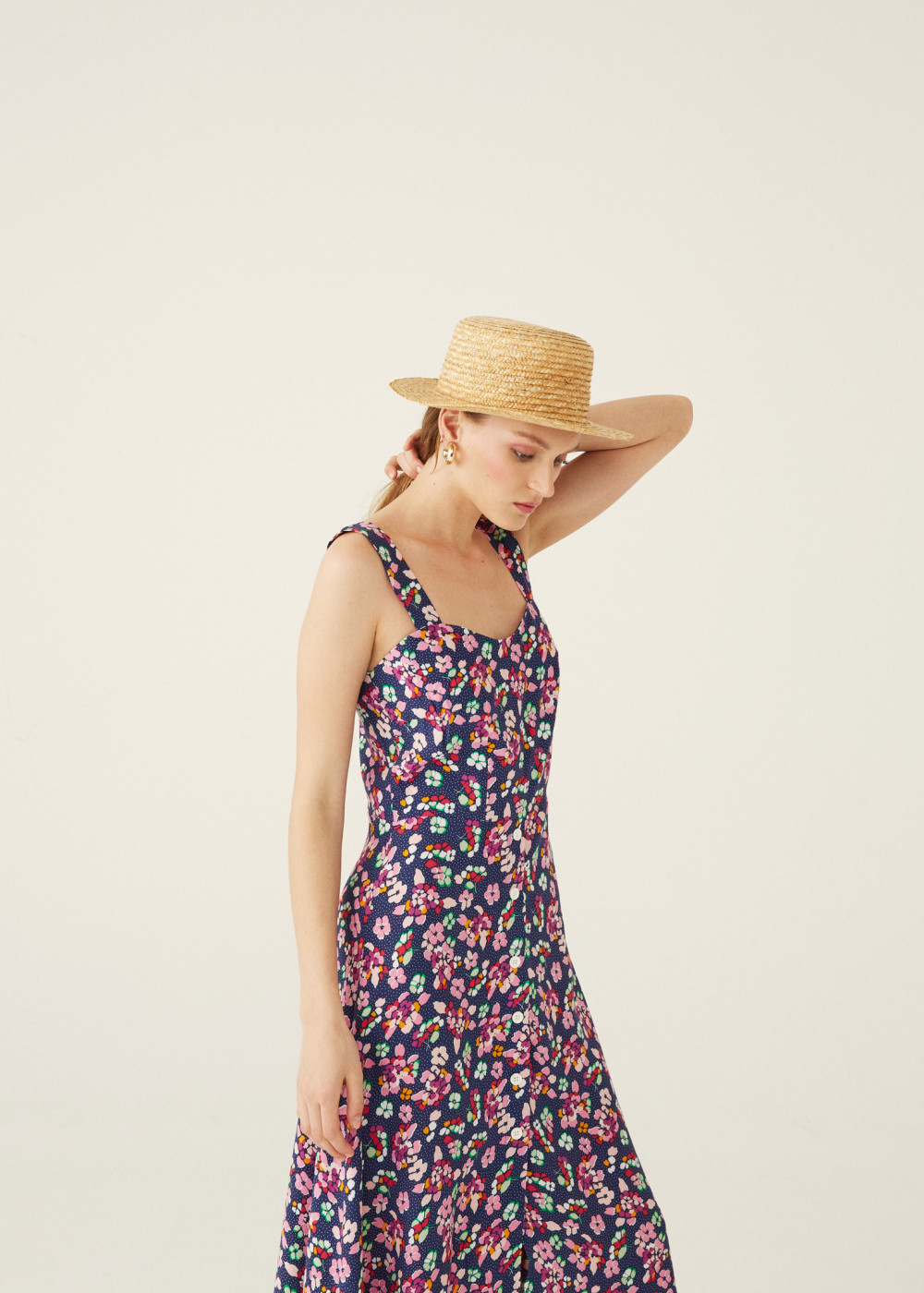 Flower Strappy Dress Flower Strappy Dress