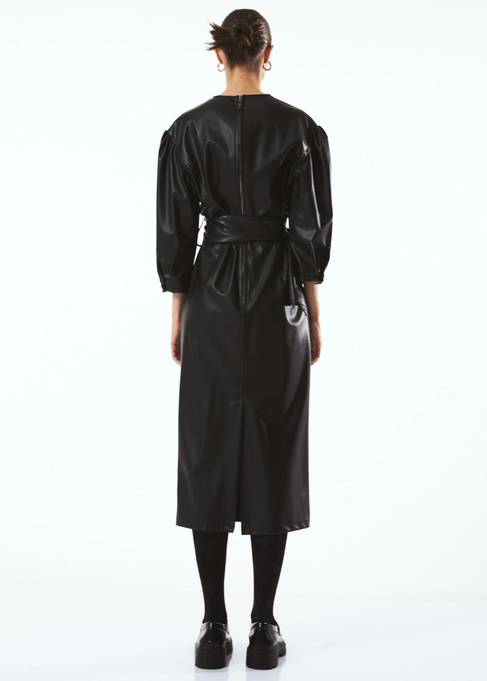 Drapeli Midi Leather Dress Drapeli Midi Leather Dress