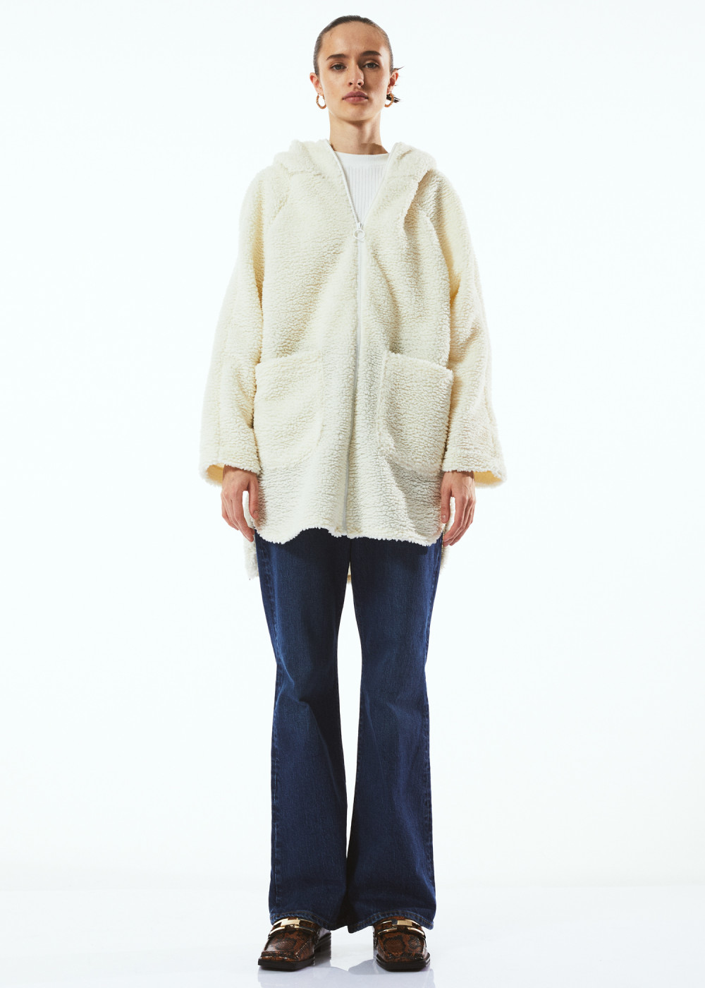 Plush Hooded Coat Plush Hooded Coat