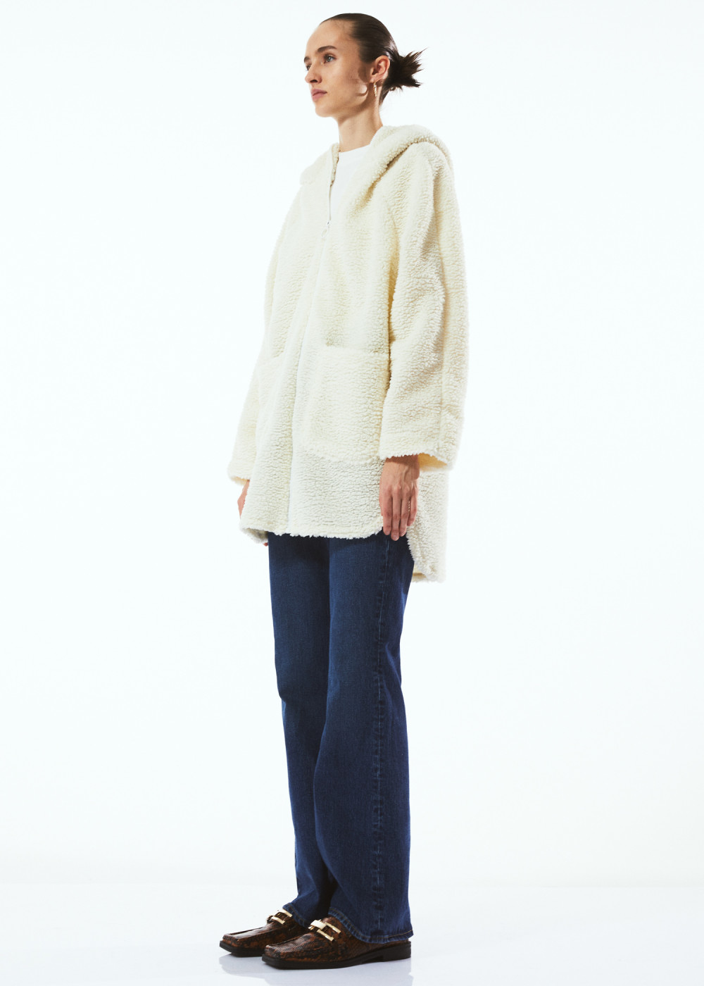Plush Hooded Coat Plush Hooded Coat