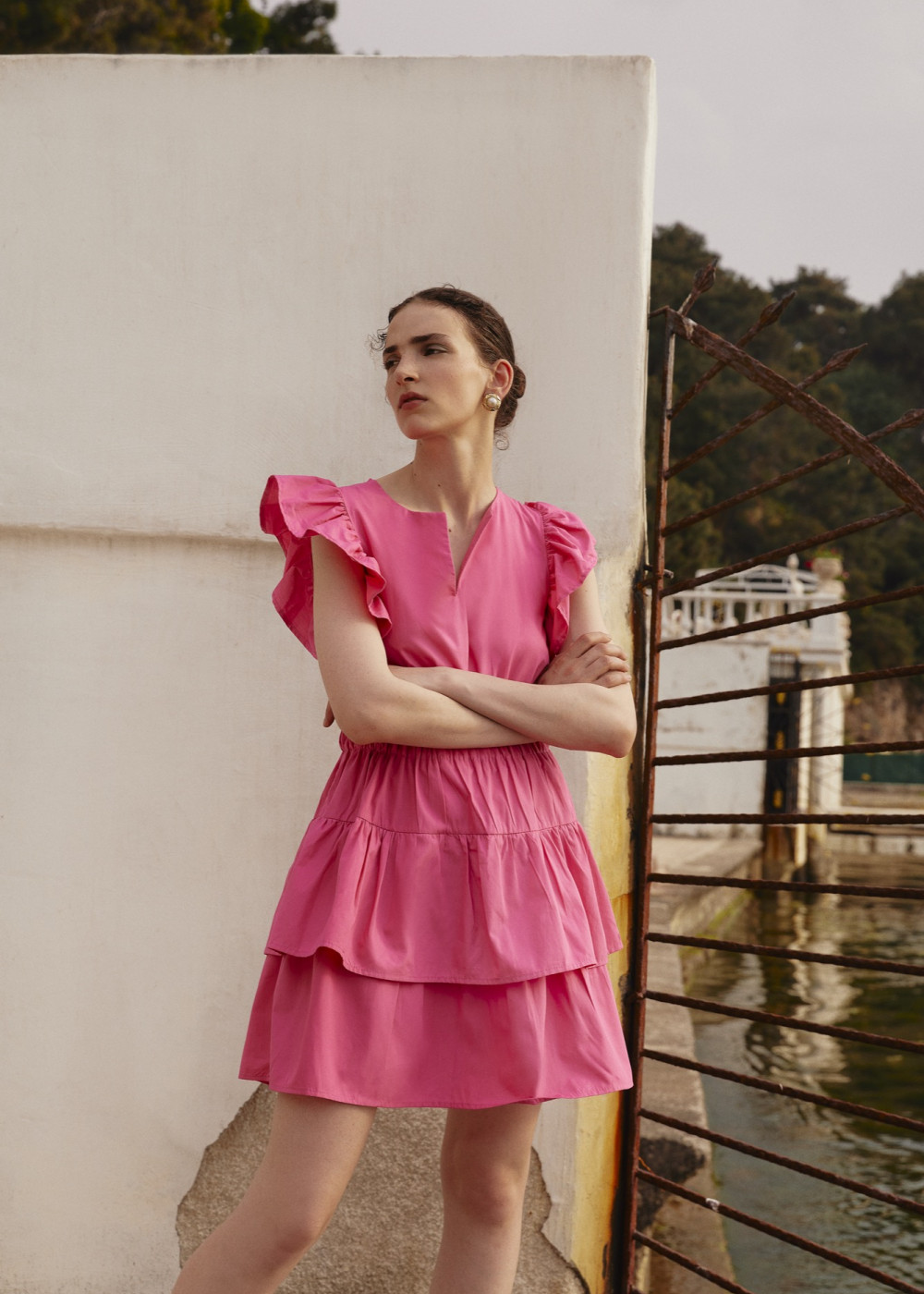 Ruffle Mini Dress Ruffle Mini Dress