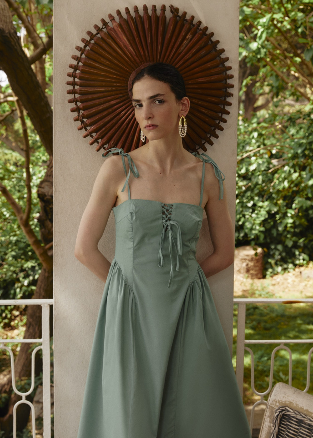 Lınıng Detalıled Mıdı Dress Lınıng Detalıled Mıdı Dress