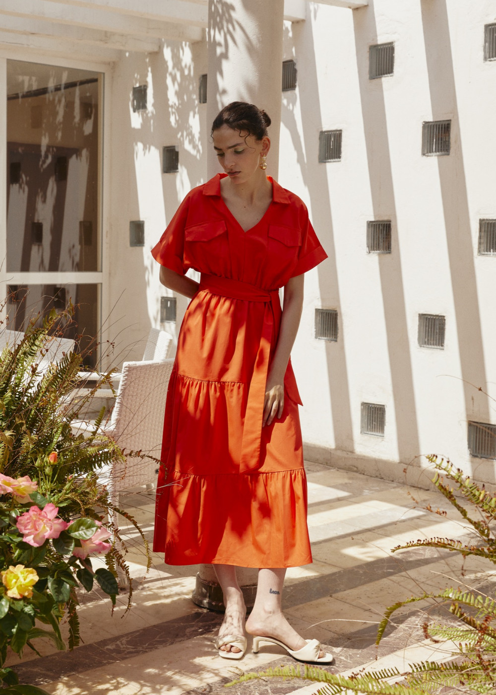 Pocket Detailed Shirt Dress Pocket Detailed Shirt Dress