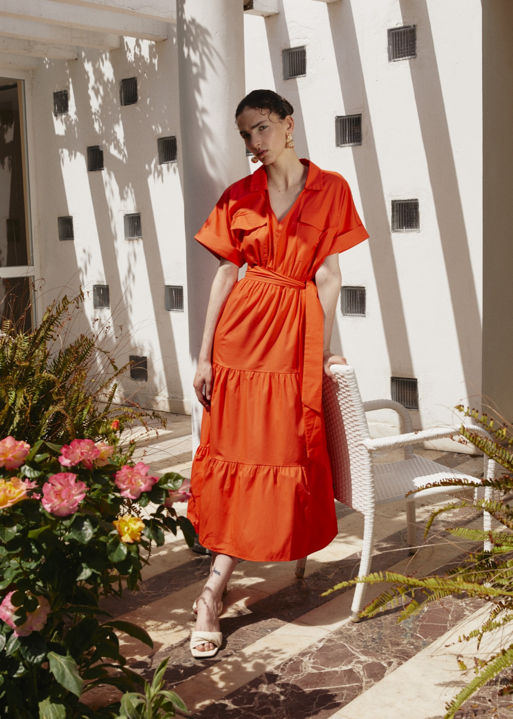Pocket Detailed Shirt Dress Pocket Detailed Shirt Dress