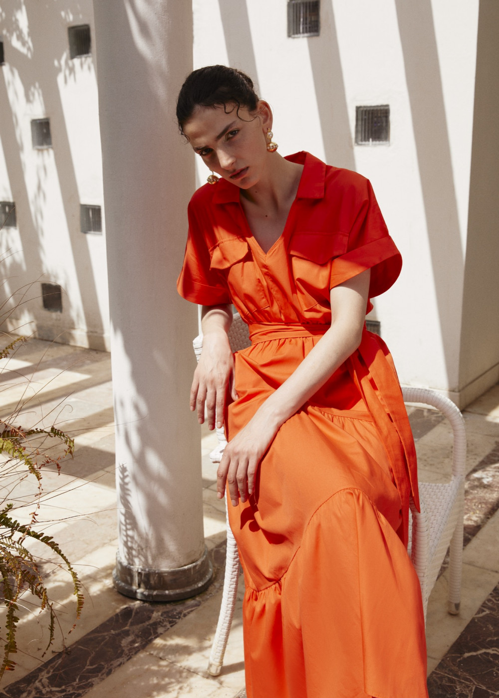 Pocket Detailed Shirt Dress Pocket Detailed Shirt Dress
