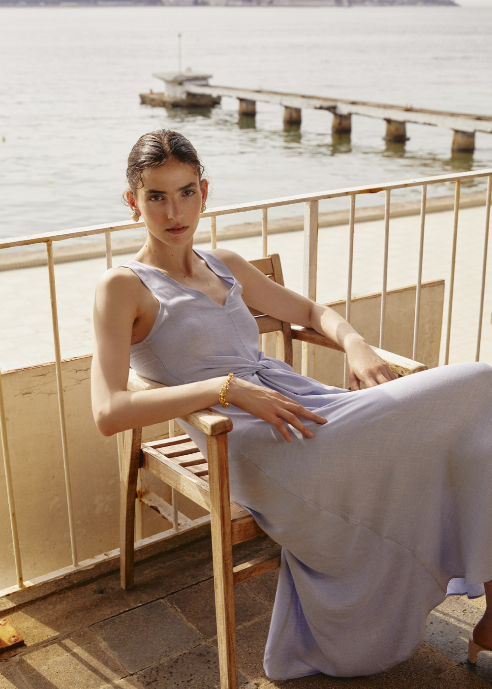 Lining Detailed Midi Lenght Dress Lining Detailed Midi Lenght Dress