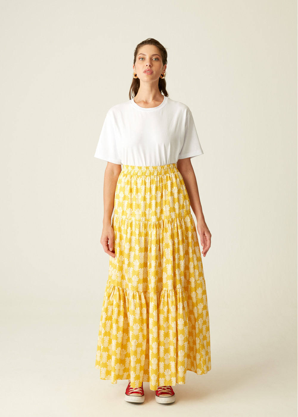 Pineapple Patterned Skirt Pineapple Patterned Skirt