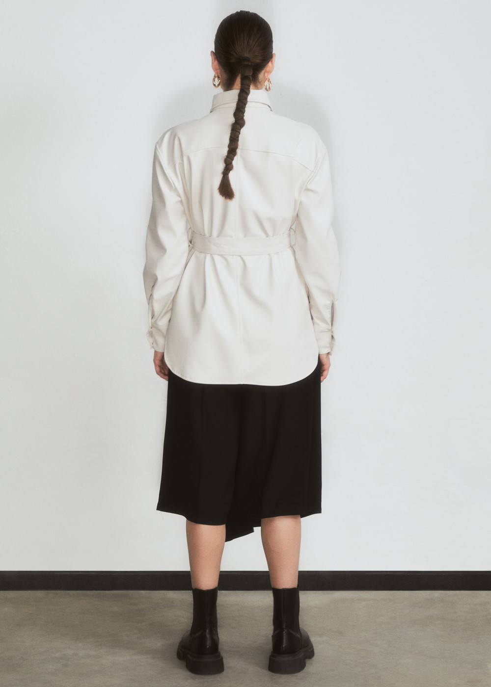 Belted Leather Shirt Belted Leather Shirt