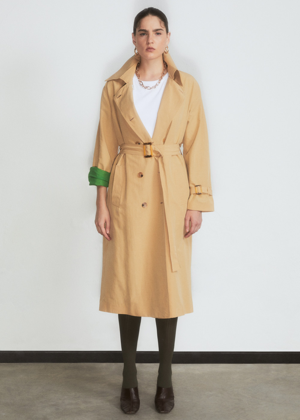 Double Breasted Trench Coat