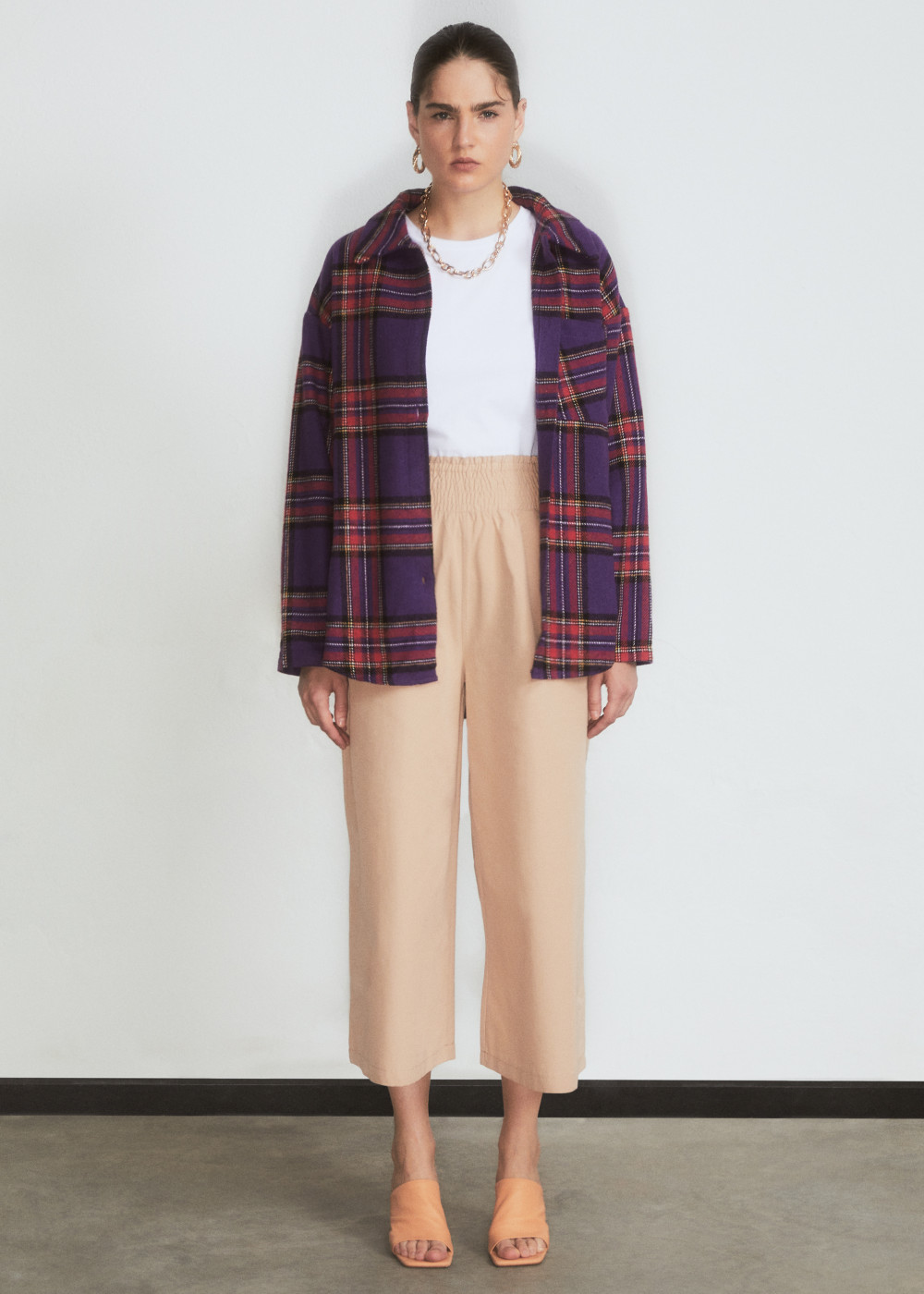 Plaid Single Pocket Shirt Plaid Single Pocket Shirt