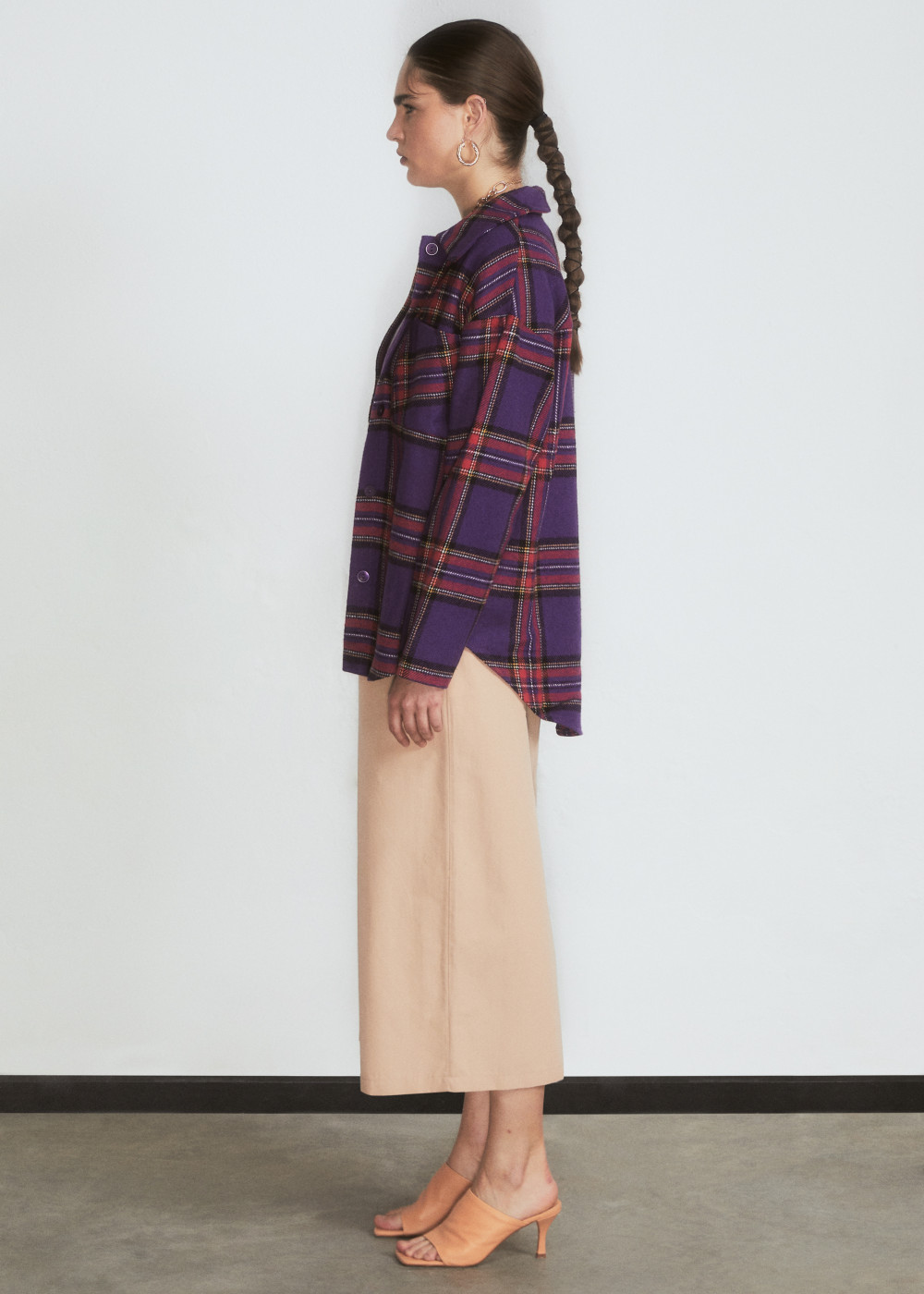 Plaid Single Pocket Shirt Plaid Single Pocket Shirt