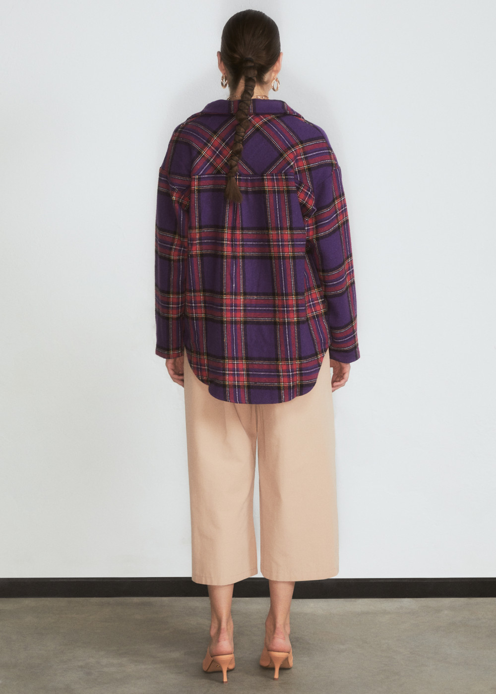 Plaid Single Pocket Shirt Plaid Single Pocket Shirt