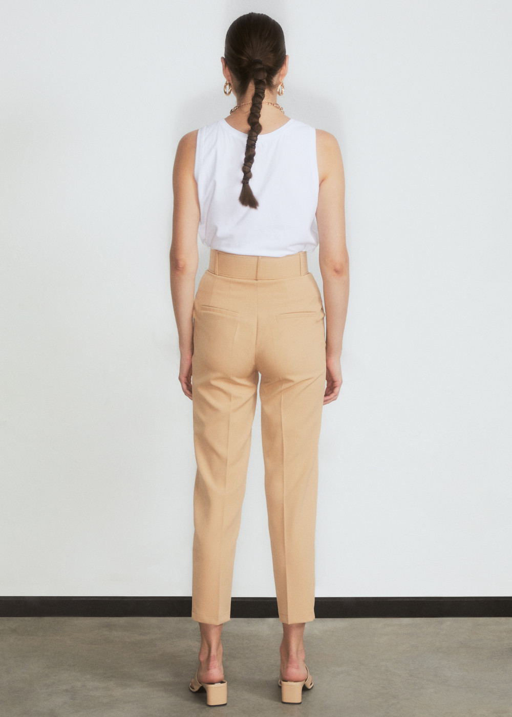 Pants With Covering Belt Pants With Covering Belt