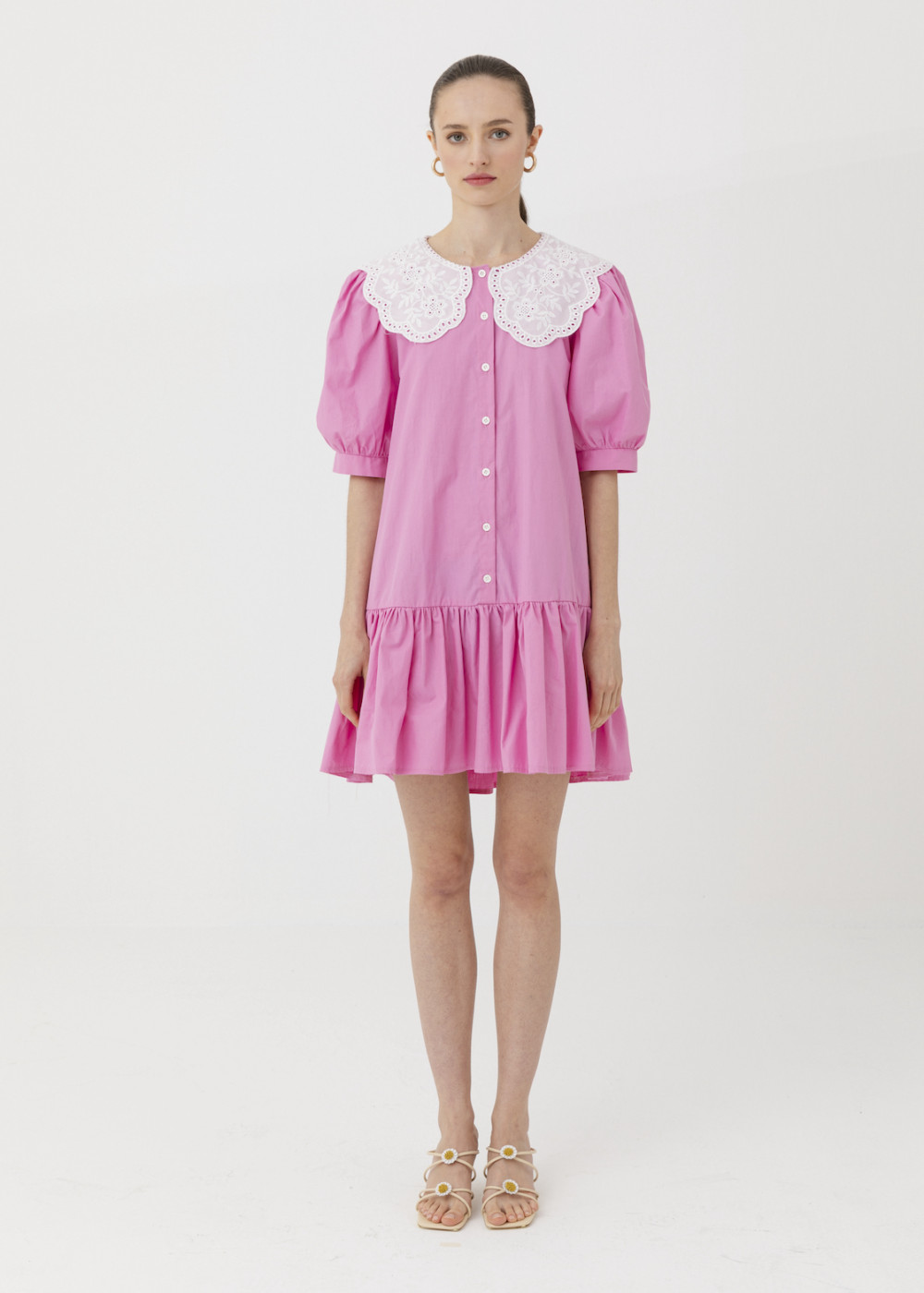 Neck Detail Mini Dress Neck Detail Mini Dress