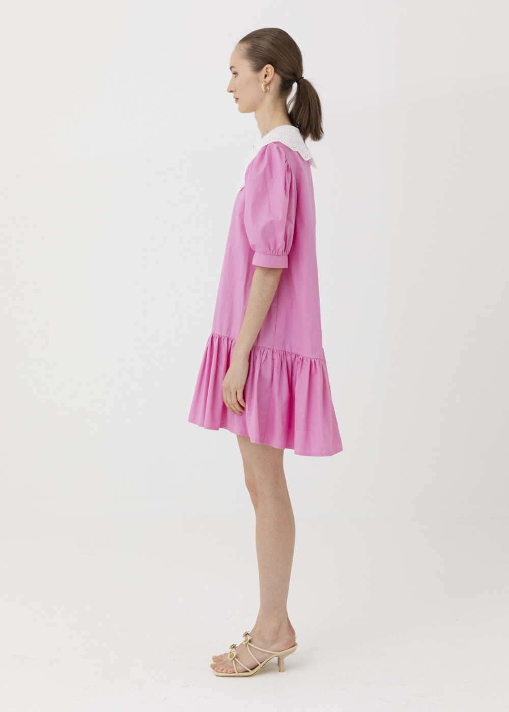 Neck Detail Mini Dress Neck Detail Mini Dress