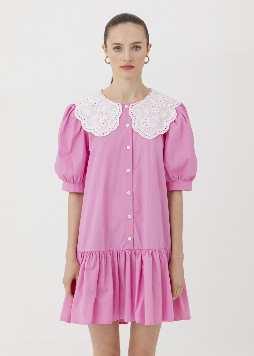 Neck Detail Mini Dress Neck Detail Mini Dress