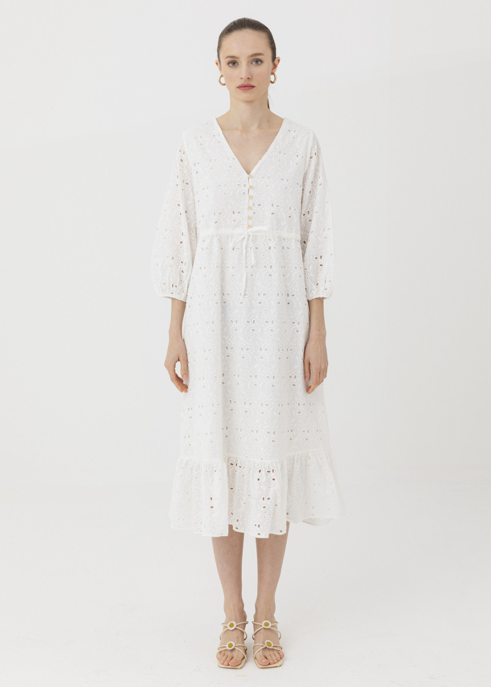 Openwork Embroidered Dress Openwork Embroidered Dress