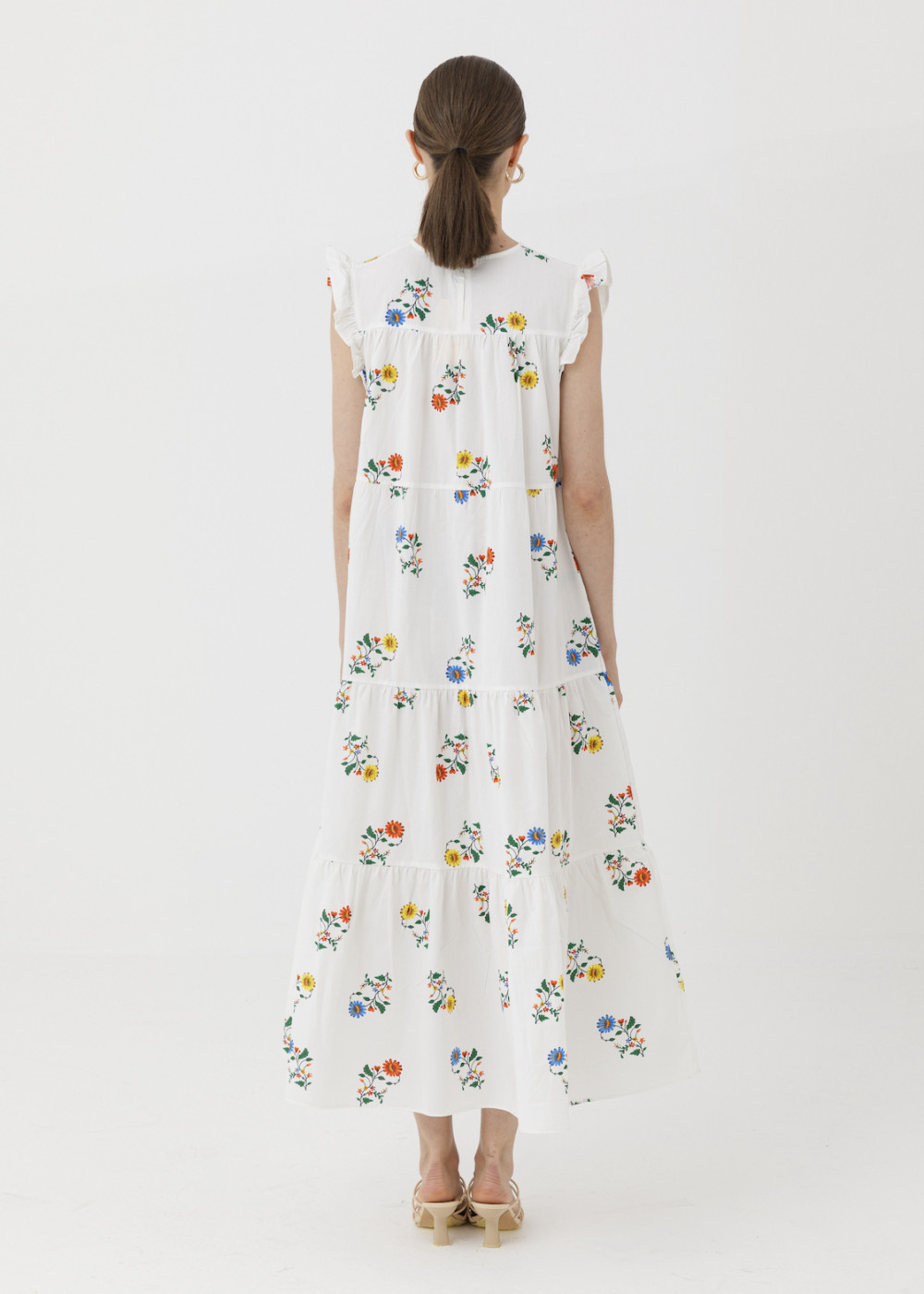 Floral Print Poplin Dress Floral Print Poplin Dress
