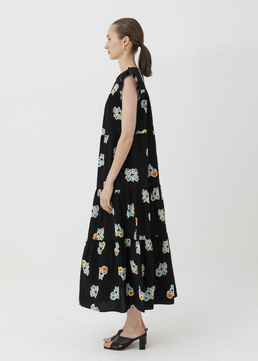 Floral Print Poplin Dress Floral Print Poplin Dress