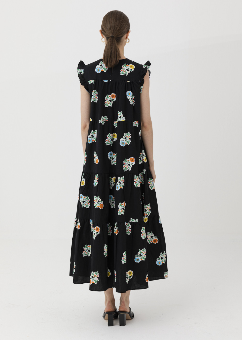 Floral Print Poplin Dress Floral Print Poplin Dress