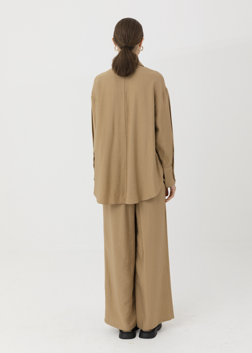 Pocket Detailed Shirt and Palazzo Trousers Pocket Detailed Shirt and Palazzo Trousers