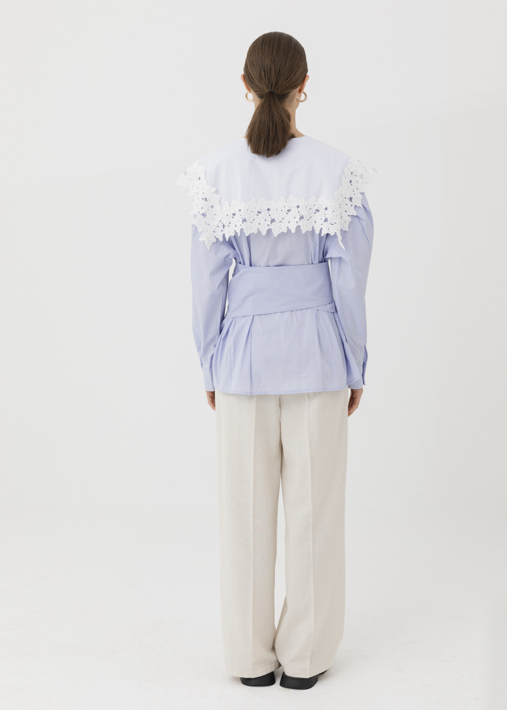 Lace Collar Shirt