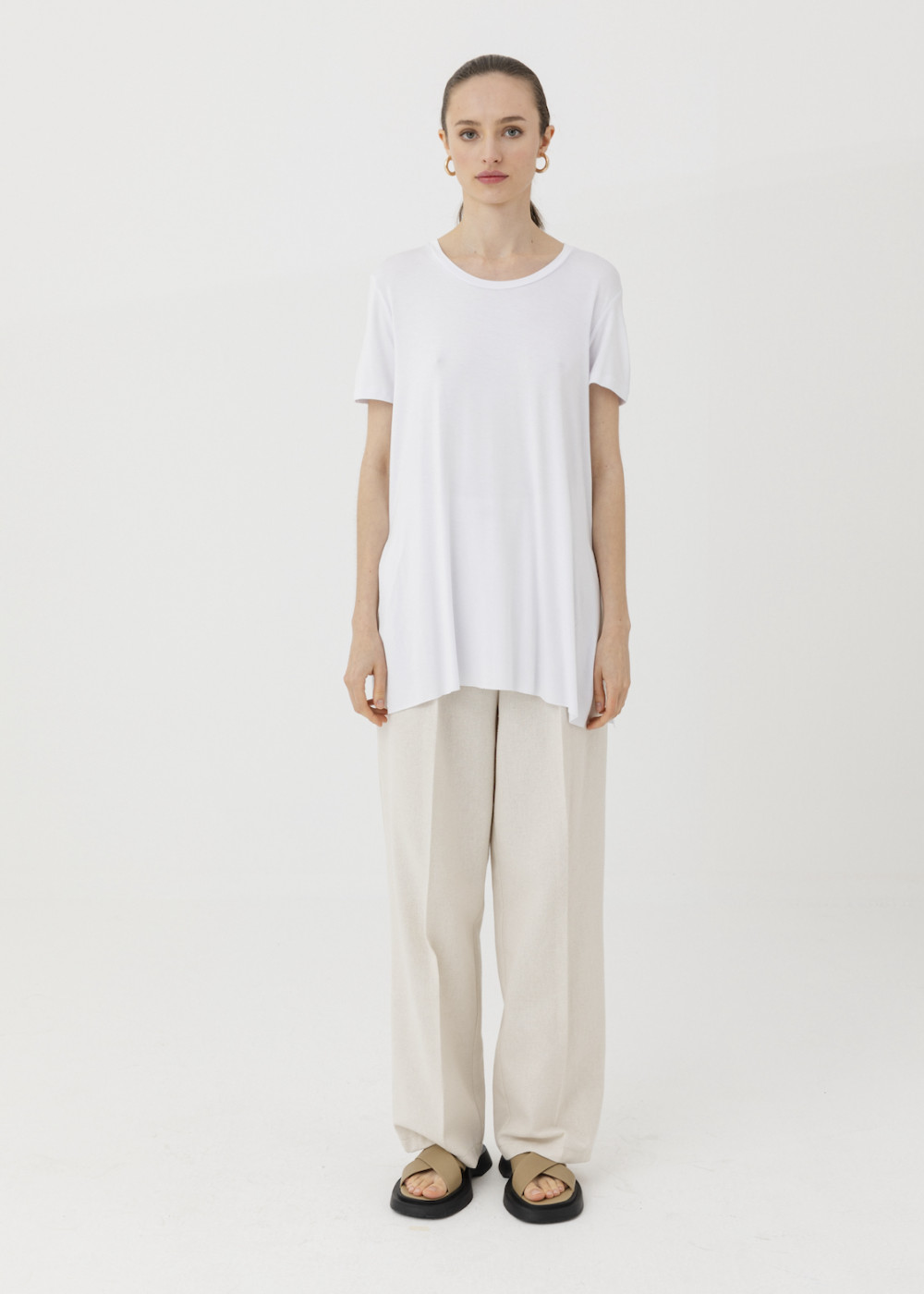 T-shirt With Side Slit T-shirt With Side Slit