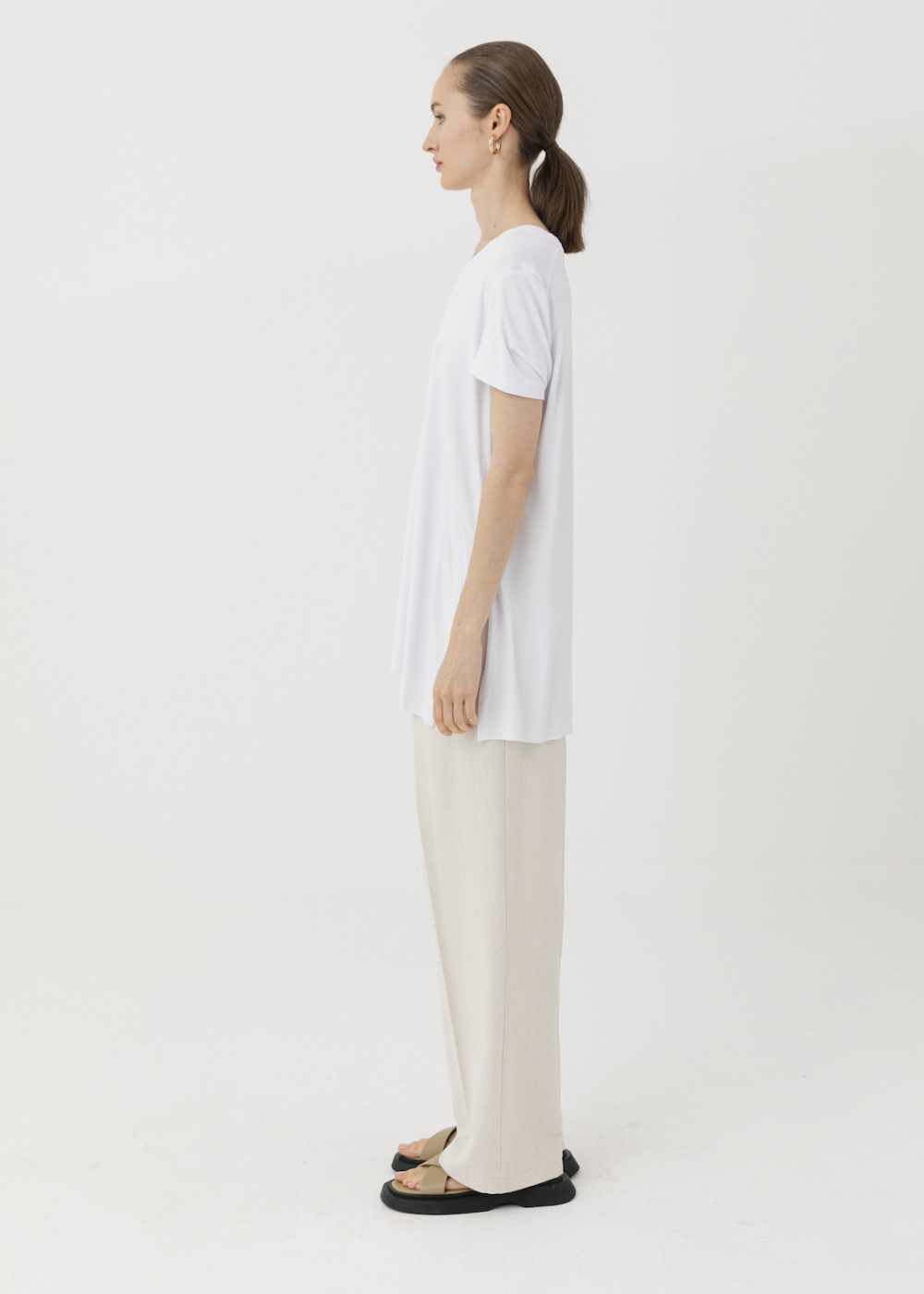 T-shirt With Side Slit T-shirt With Side Slit