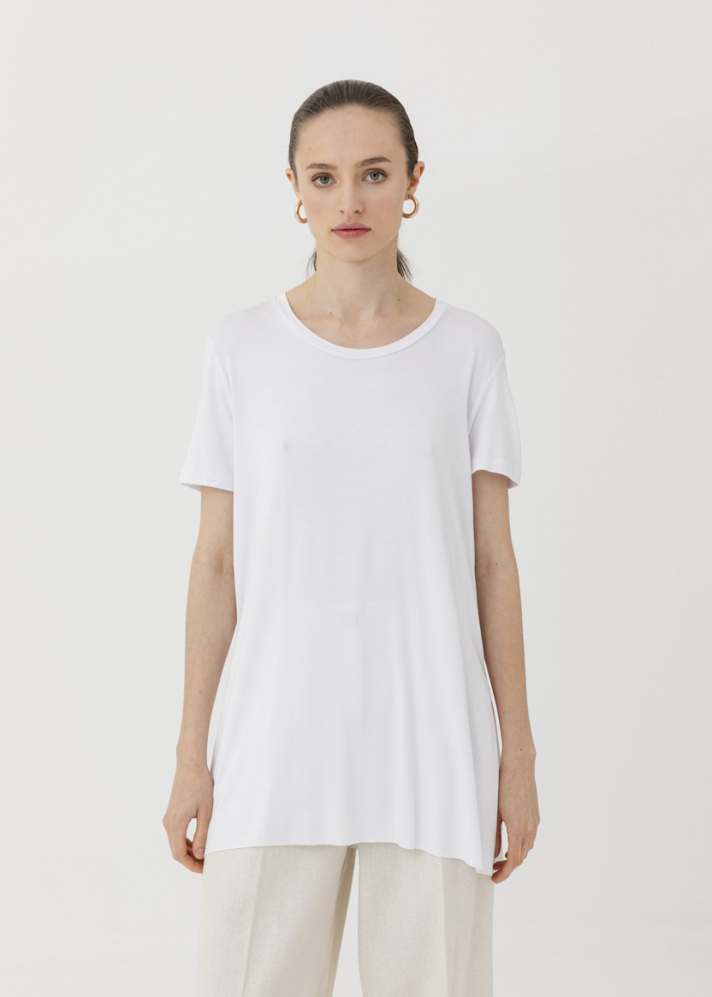 T-shirt With Side Slit