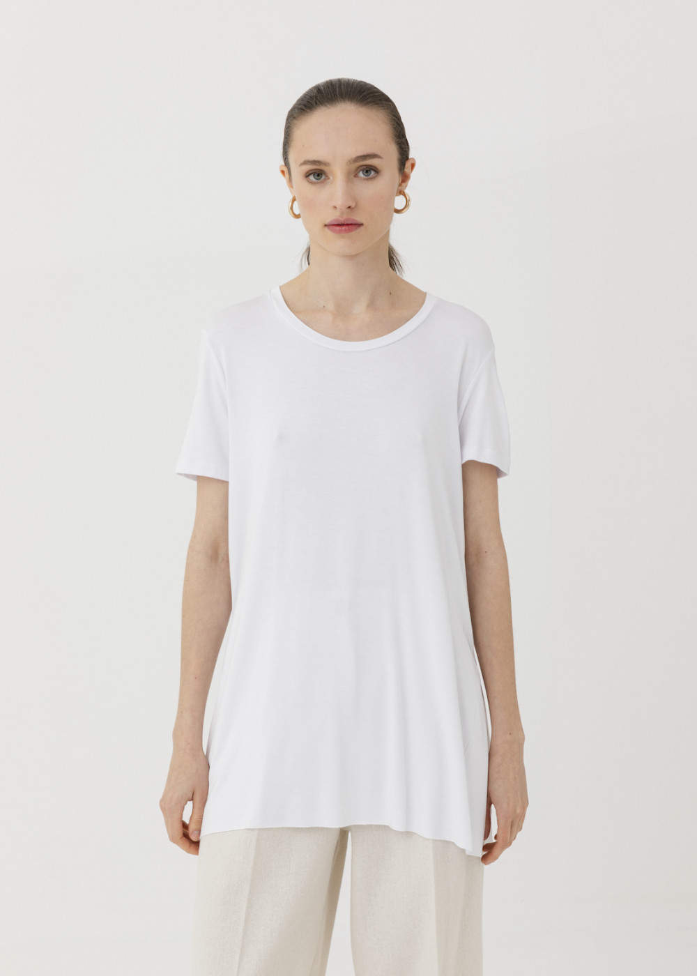 T-shirt With Side Slit T-shirt With Side Slit