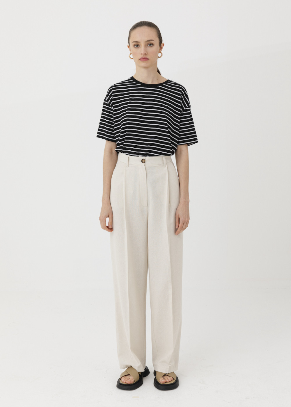 Oversized Striped T-shirt Oversized Striped T-shirt