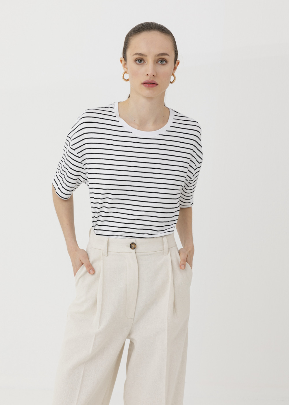 Oversized Striped T-shirt Oversized Striped T-shirt