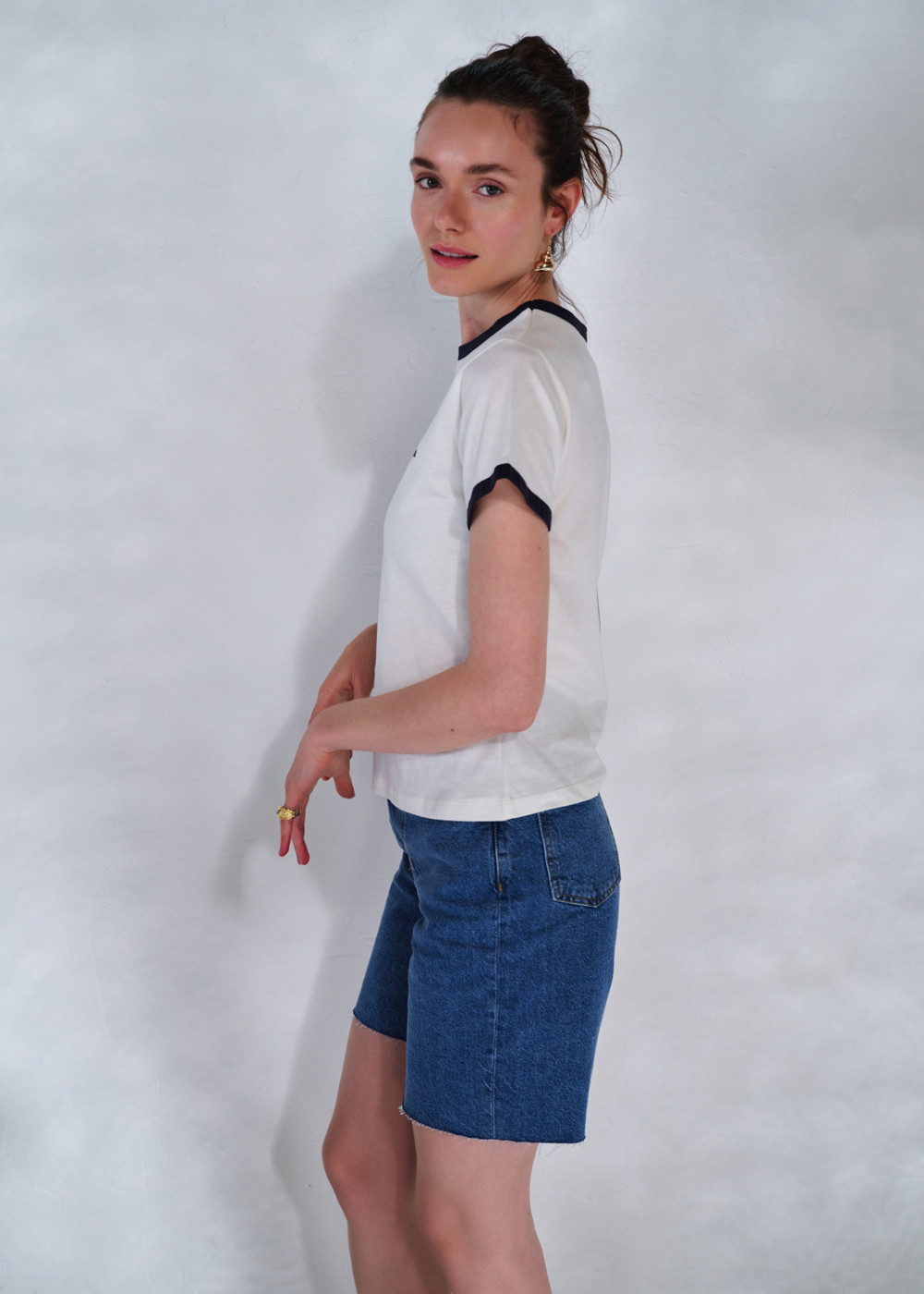 Denim Bermuda Shorts Denim Bermuda Shorts