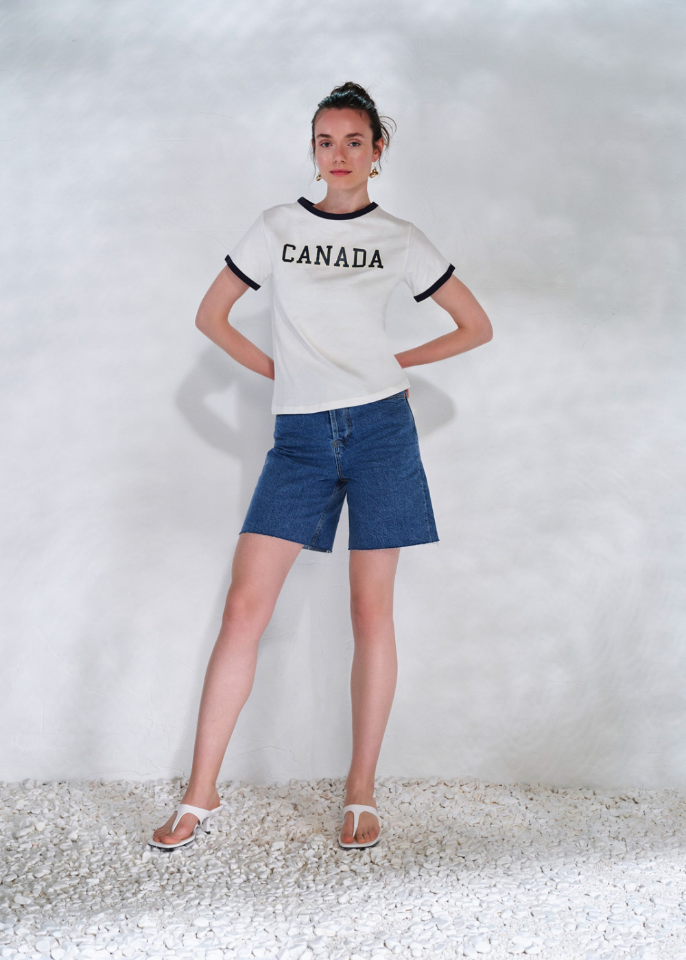 Denim Bermuda Shorts Denim Bermuda Shorts