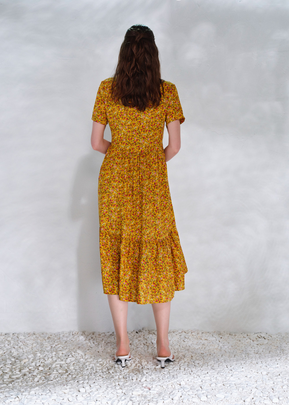 Viscose Flower Pattern Dress