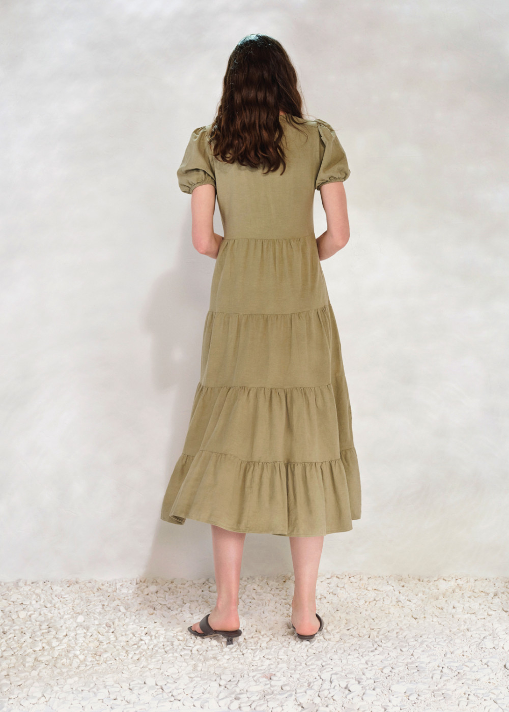Split Linen Dress Split Linen Dress