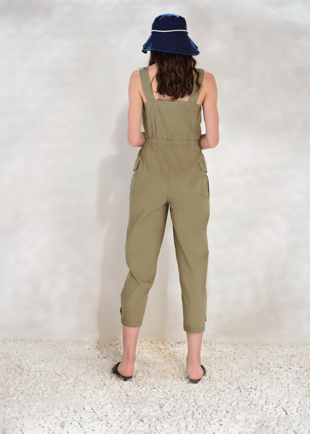 Poplin Cargo Jumpsuit Poplin Cargo Jumpsuit